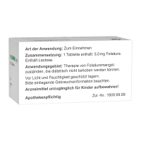 FOLSÄURE biosyn - 100 Tabletten