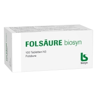 FOLSÄURE biosyn - 100 Tabletten