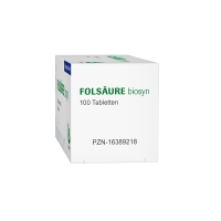 FOLSÄURE biosyn - 100 Tabletten